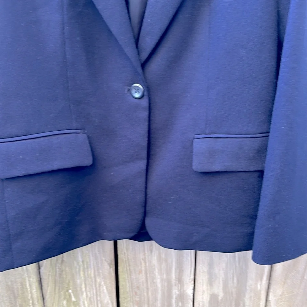 Pendleton Navy Blue Blazer Jacket Classic Style Women’s Size 8 - Picture 4 of 8
